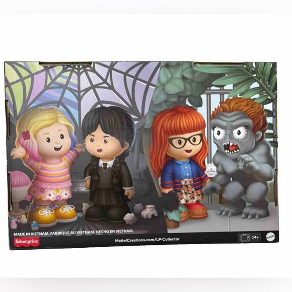 Fisher Price Little People Collector Wednesday Figure Set NEW IN BOX - Picture 3 of 3